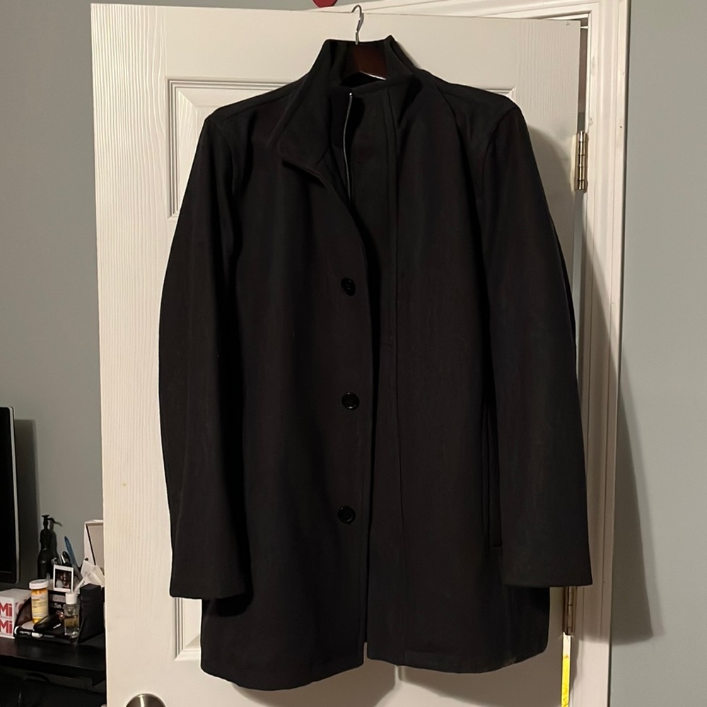 Cole Haan trench coat sz large New